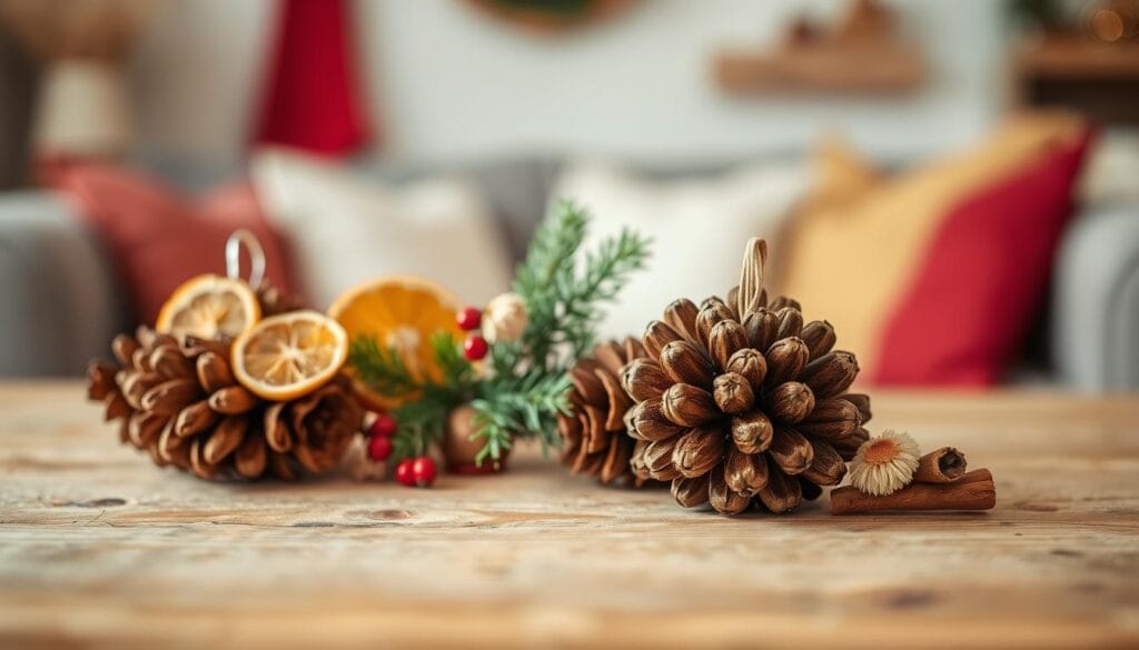 natural Christmas ornaments