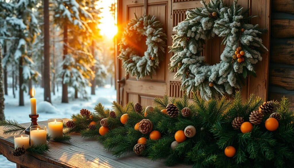 natural christmas decor