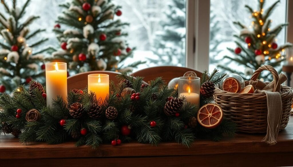 nature-inspired Christmas decor