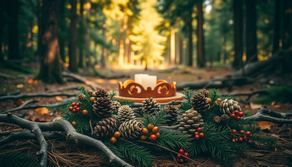 nature inspired christmas decor