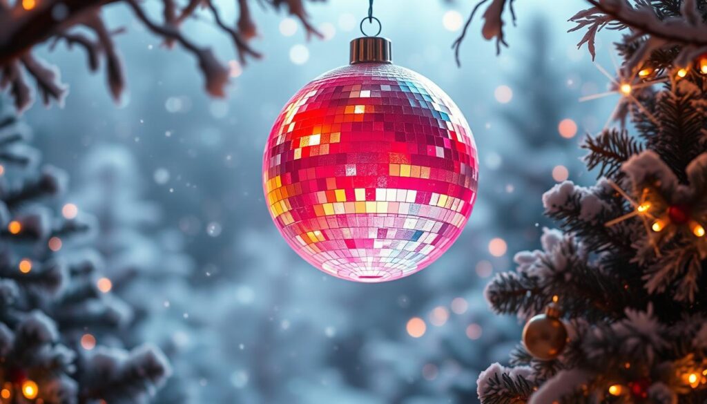 ombre disco ball holiday trends