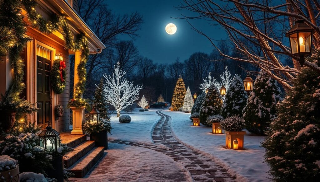 outdoor Christmas decor