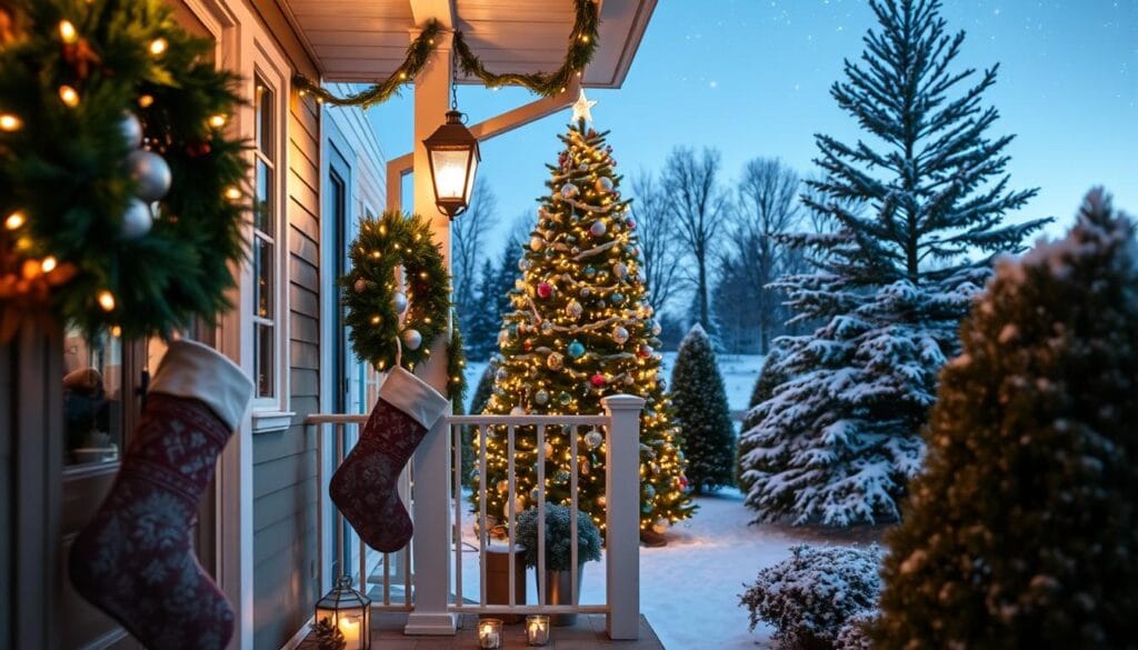 outdoor Christmas decor