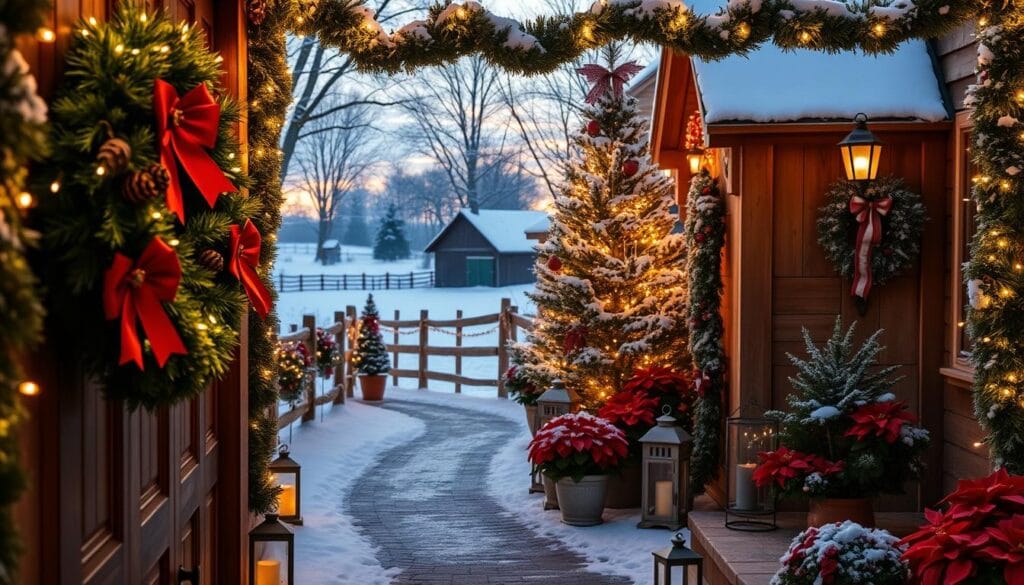 outdoor Christmas decor