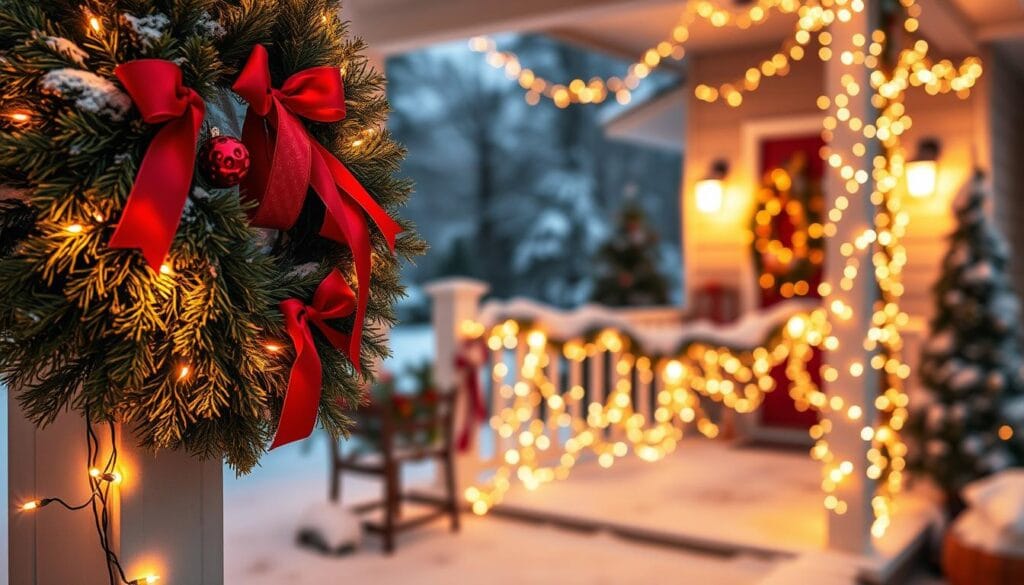 outdoor Christmas lighting