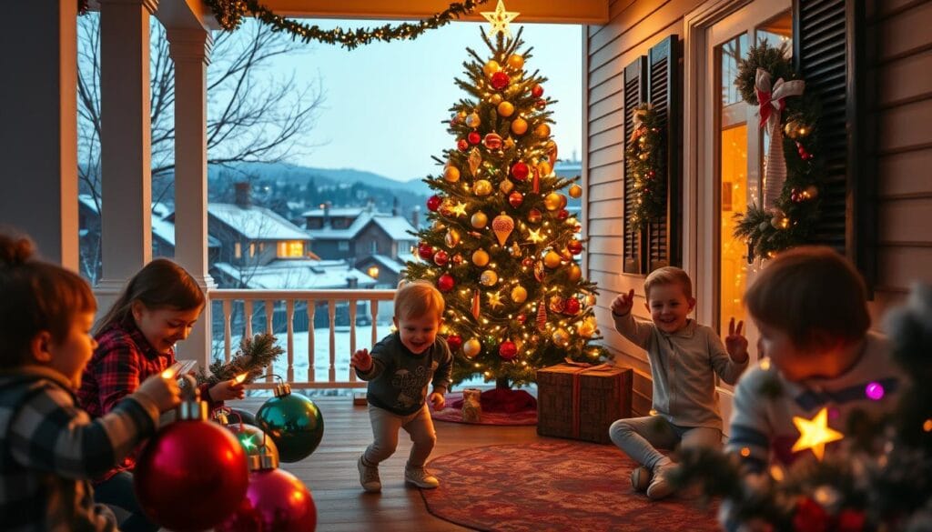 outdoor christmas decorating
