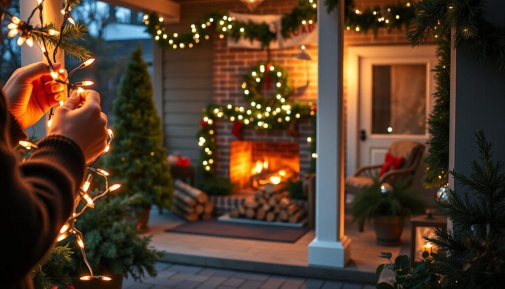 outdoor christmas decorating safety tips
