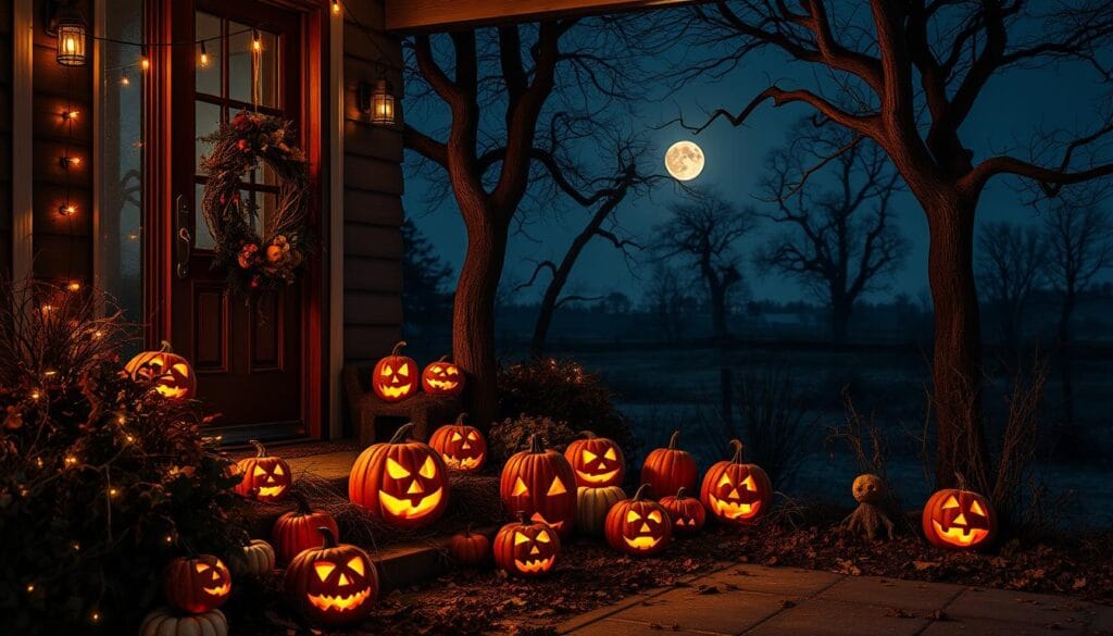 outdoor halloween decor