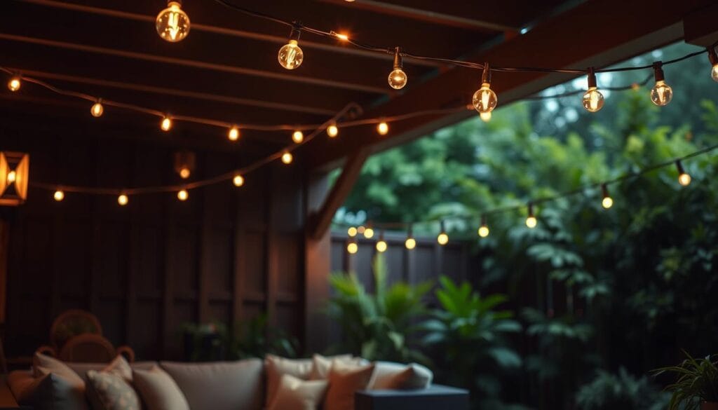 outdoor string lights