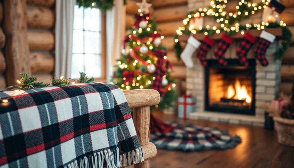 plaid christmas decor