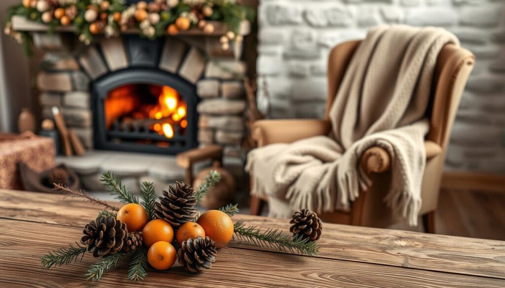 rustic Christmas decor