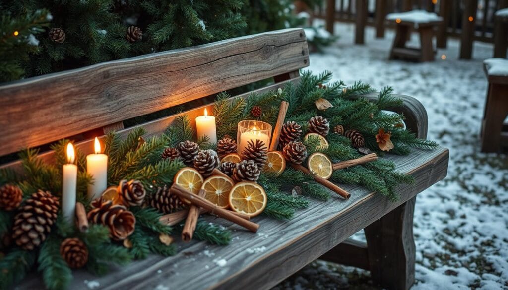 scented outdoor Christmas decor