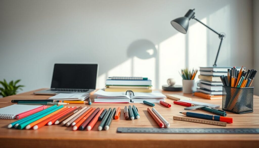 school supplies organization