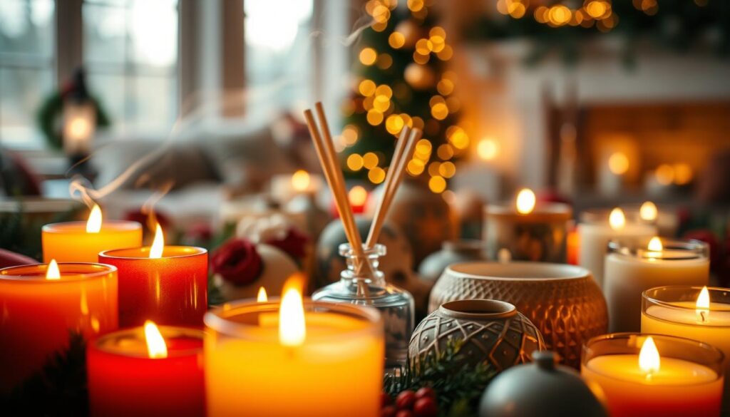 seasonal scents with candles