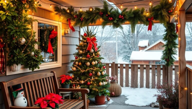 small backyard christmas decor ideas