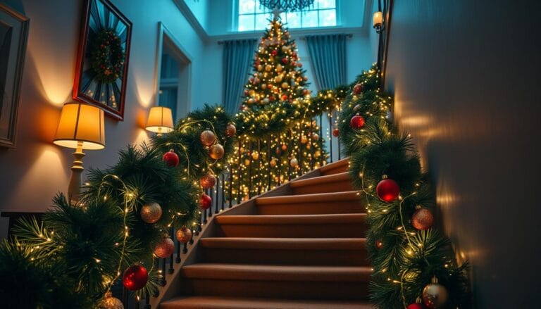 stair christmas decor ideas