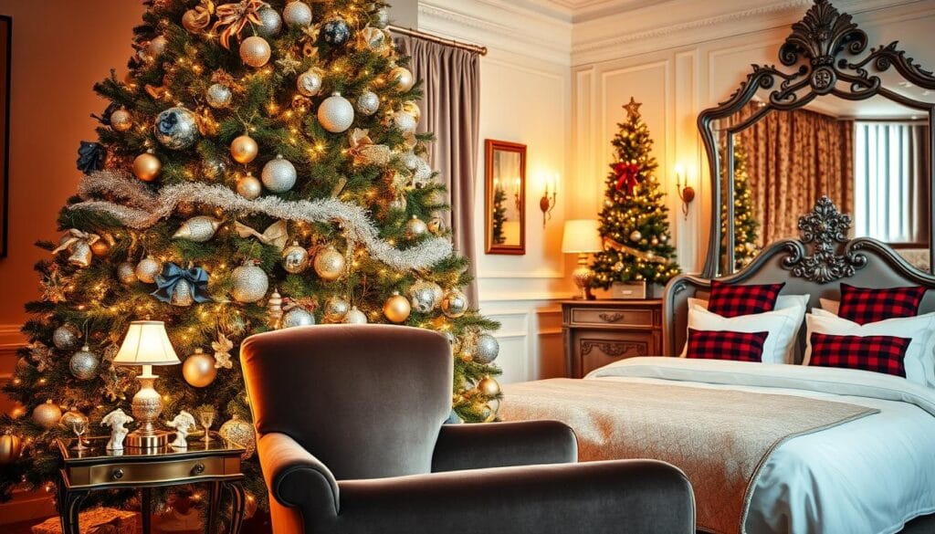 stylish Christmas bedroom ideas