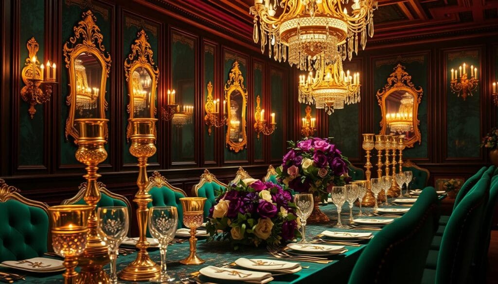 surreal soiree decor color schemes