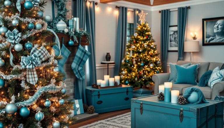 teal christmas decor ideas
