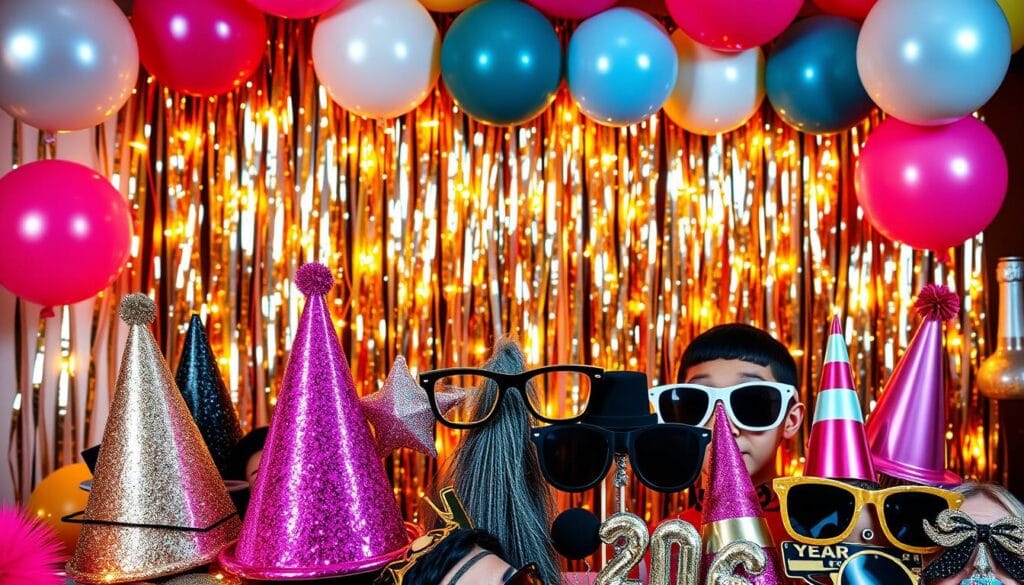 themed photo booth setup