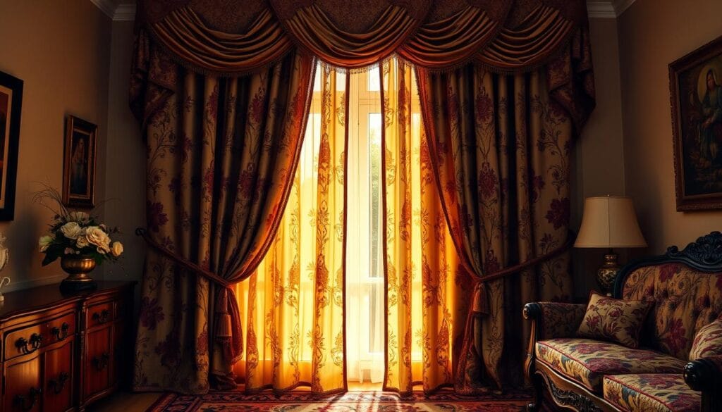 traditional decor curtains