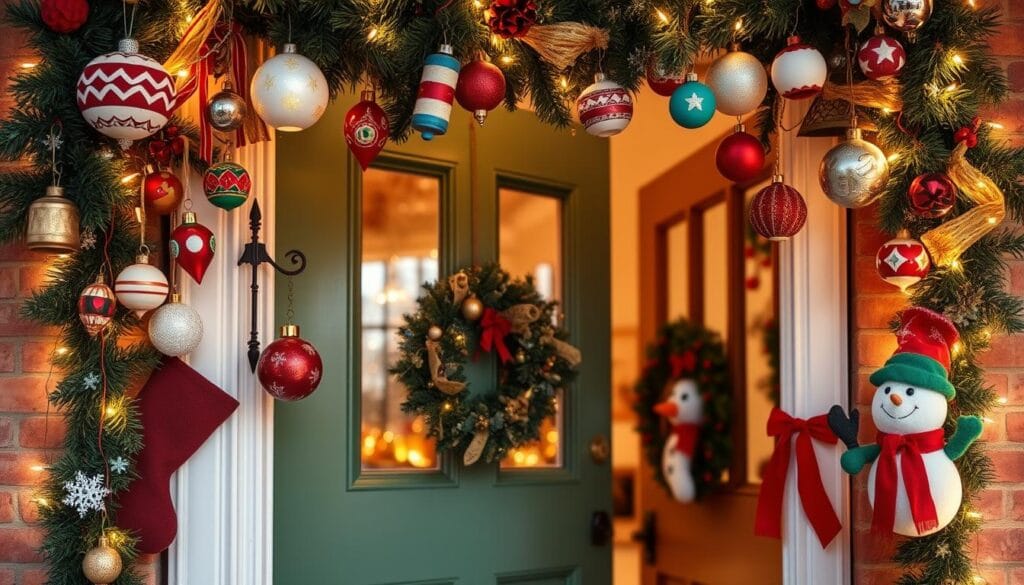 unique holiday door decorations