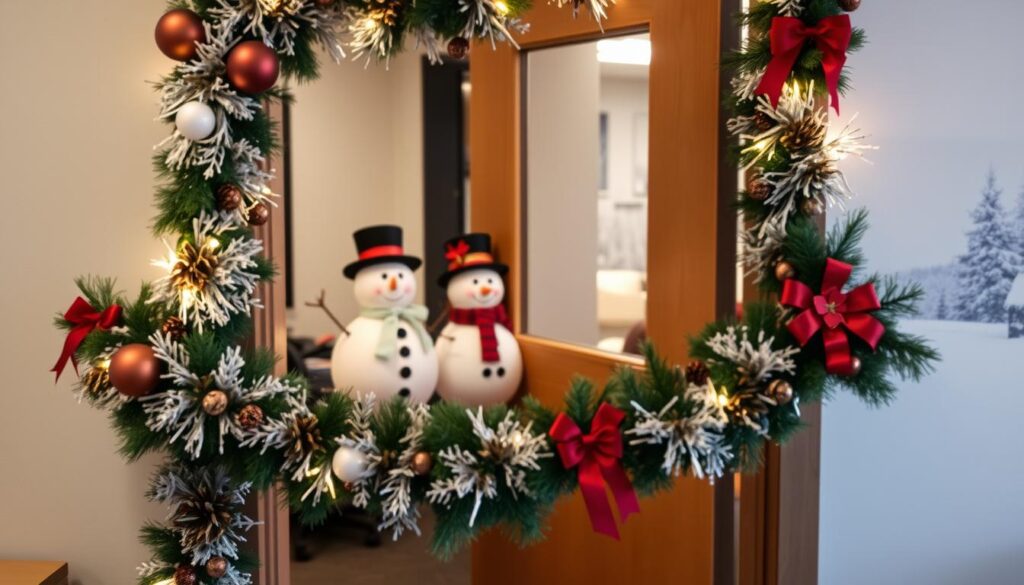 unique office holiday door themes