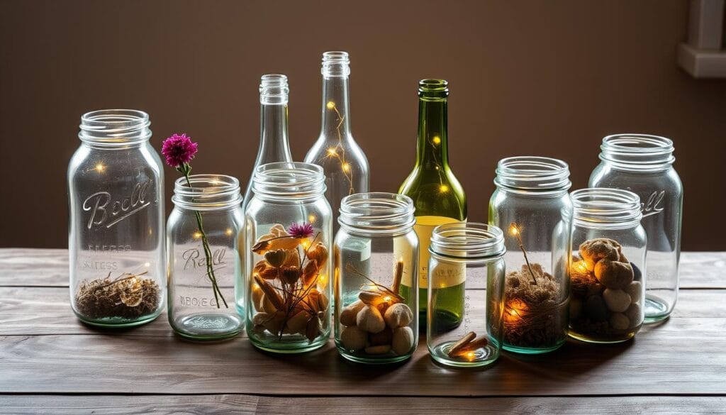 upcycling glass jars