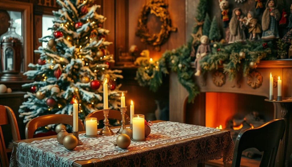 vintage Christmas decor