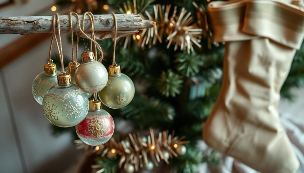 vintage Christmas ornaments