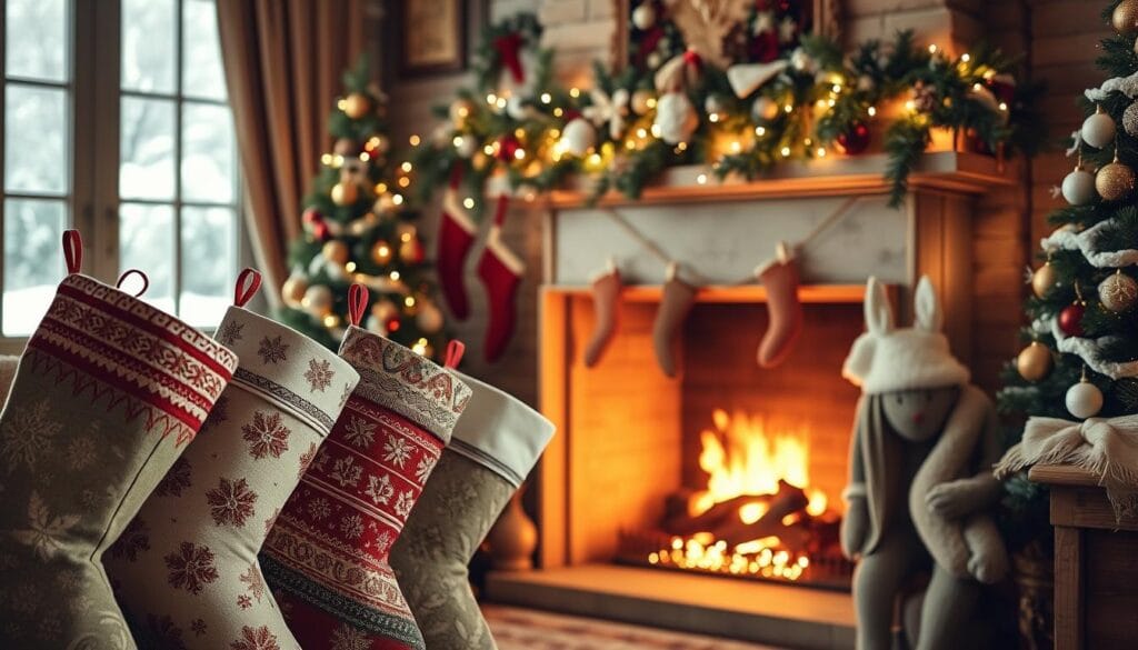 vintage Christmas stocking designs