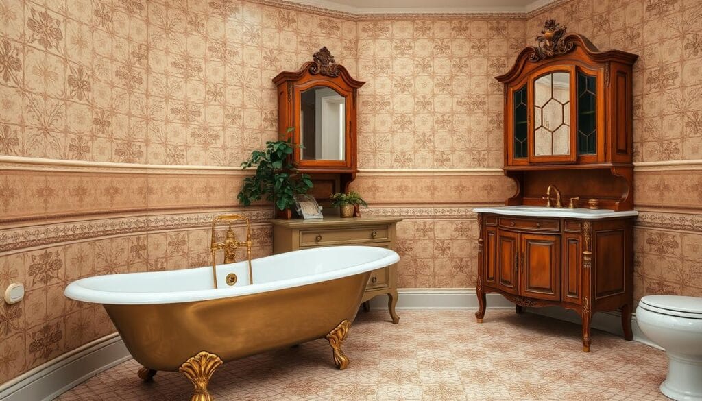 vintage bathroom decor