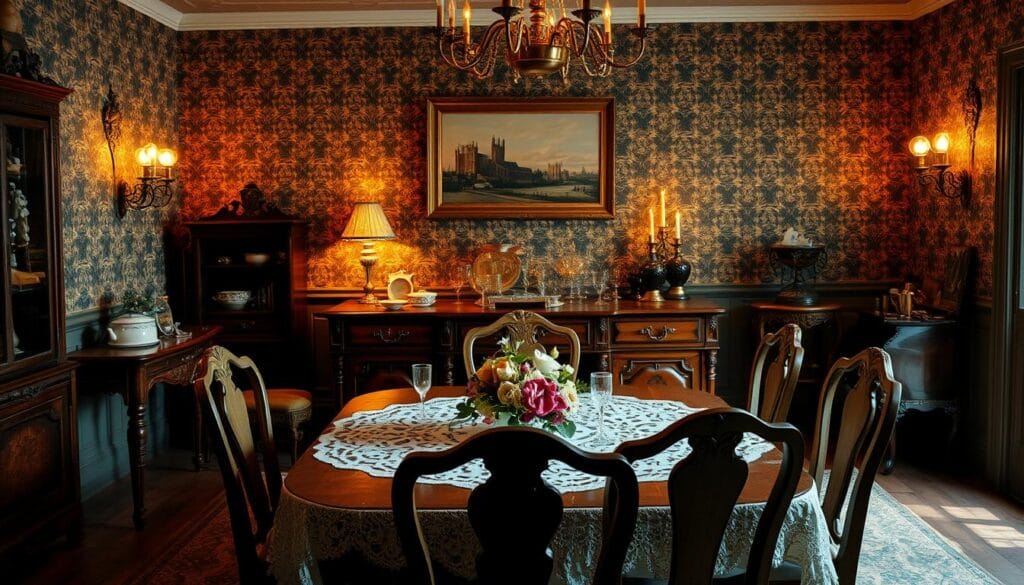 vintage dining room decor
