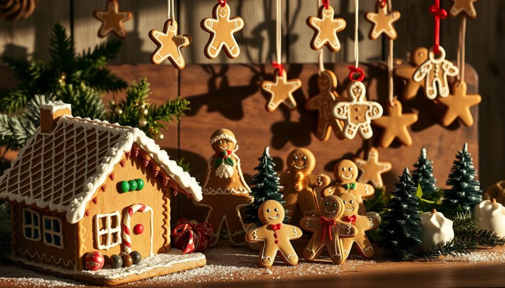vintage gingerbread decor styling