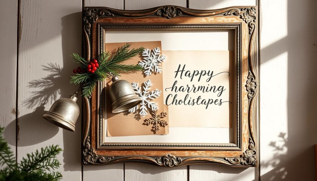 vintage holiday wall decor