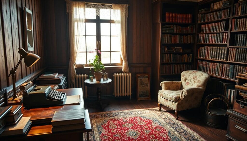 vintage home office decor