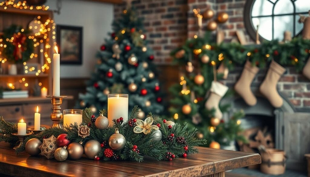 vintage-inspired Christmas displays