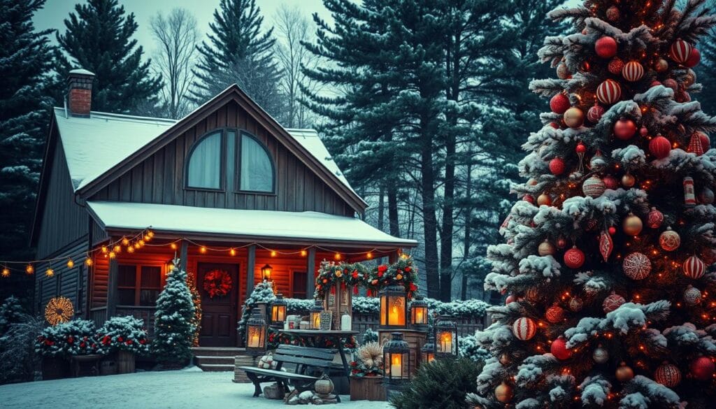 vintage-inspired Christmas displays