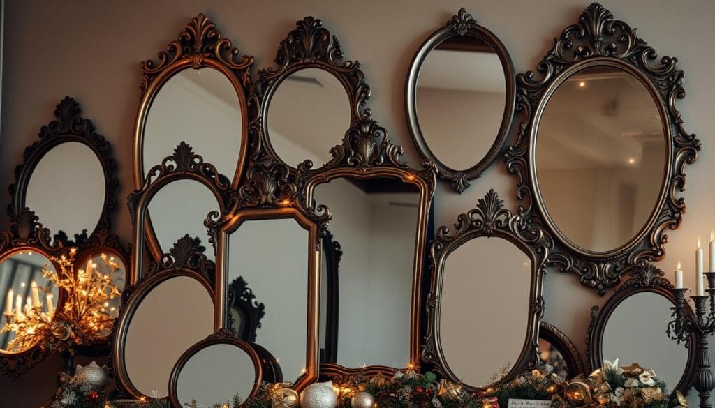 vintage mirror accents