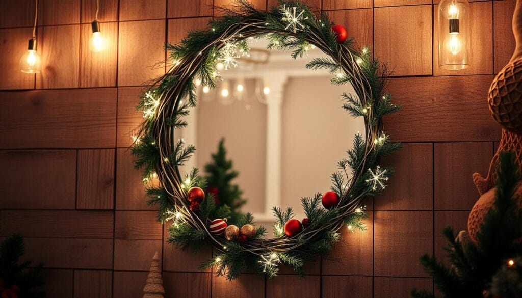 wall-mounted mirror decor
