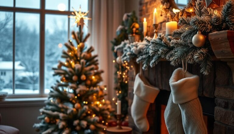 white christmas home decor ideas