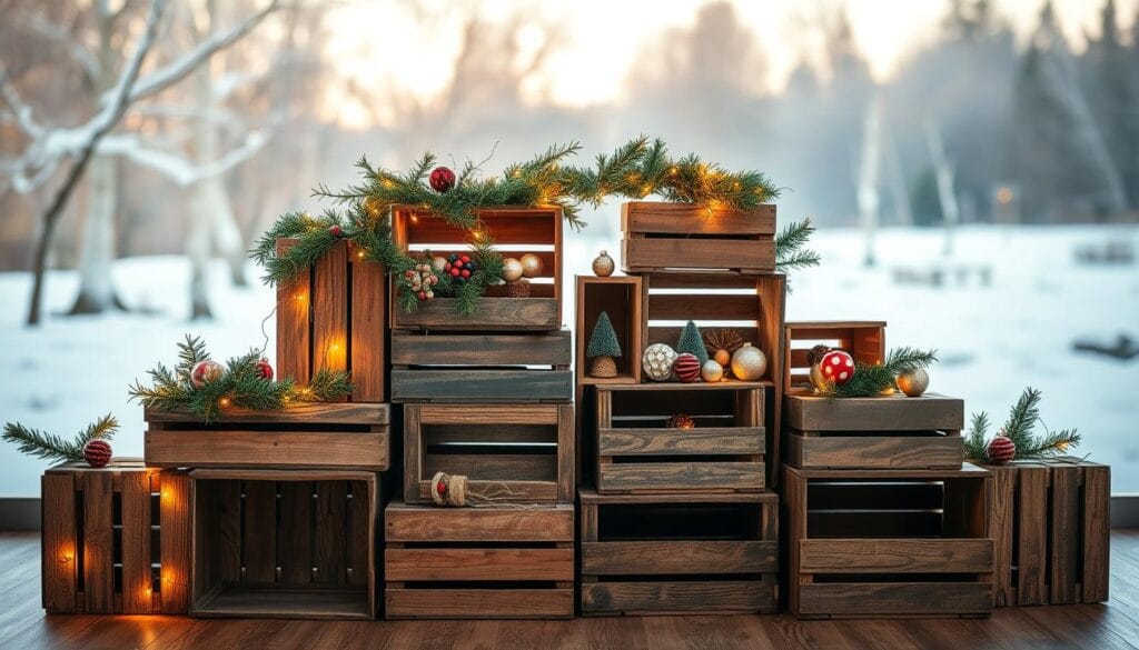 wooden christmas displays