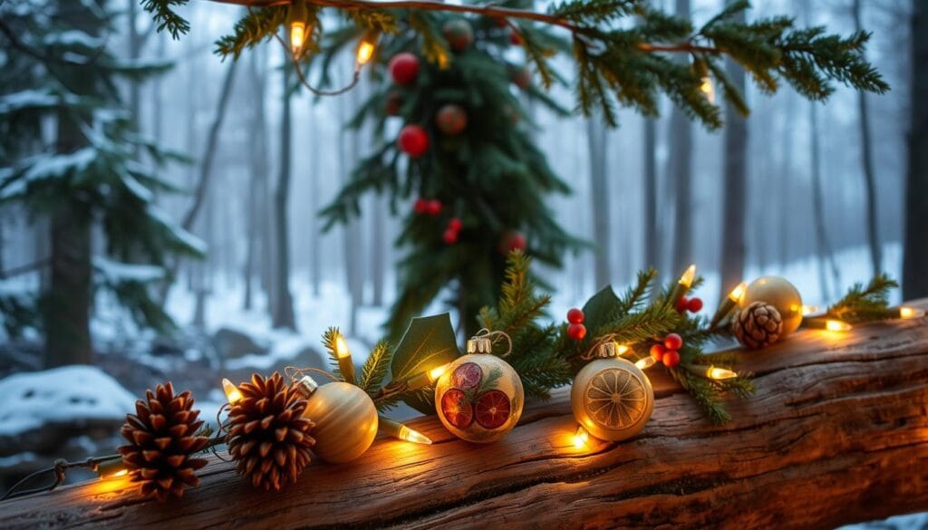 woodland christmas decorations