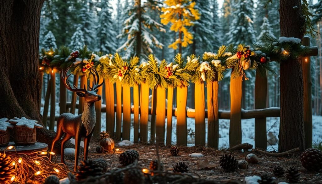 woodland holiday decor