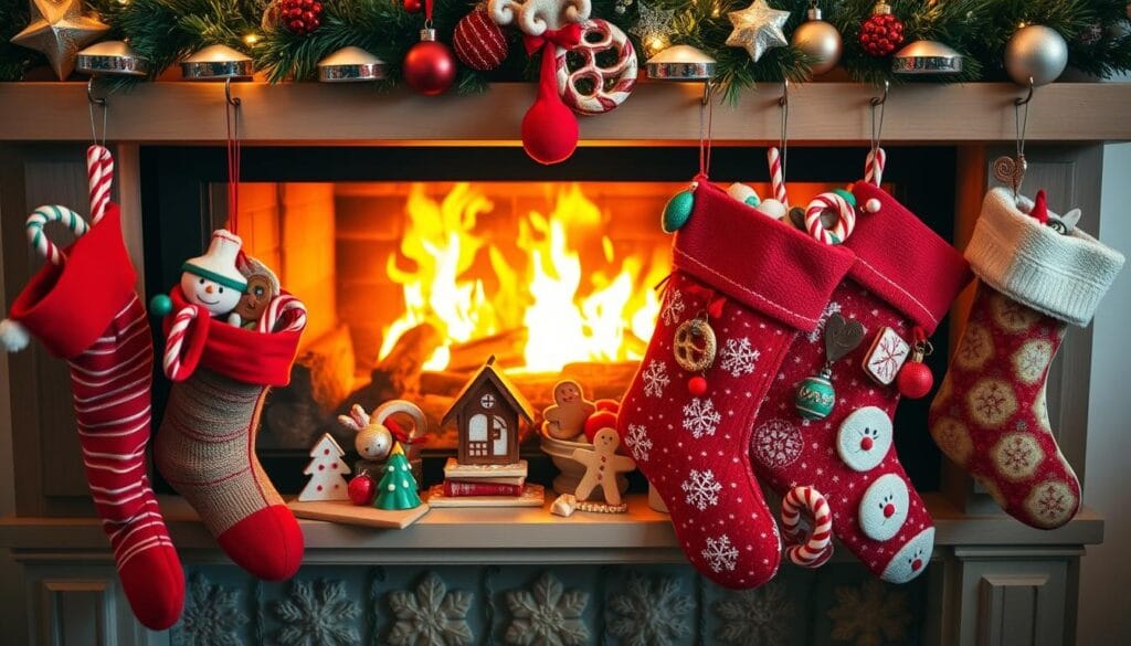 xmas fireplace mantel ideas