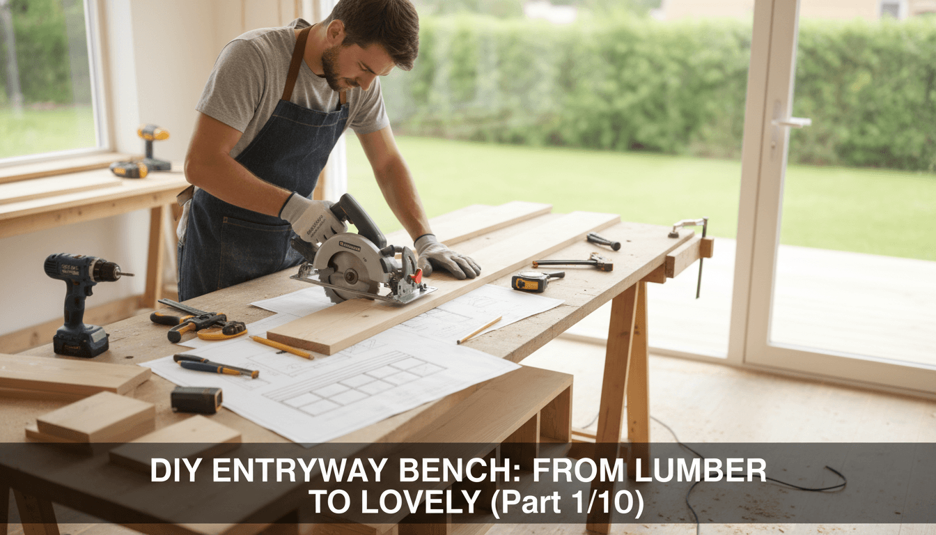 How to Build a DIY Wooden Entryway Bench with Shoe Storage 1 image 48