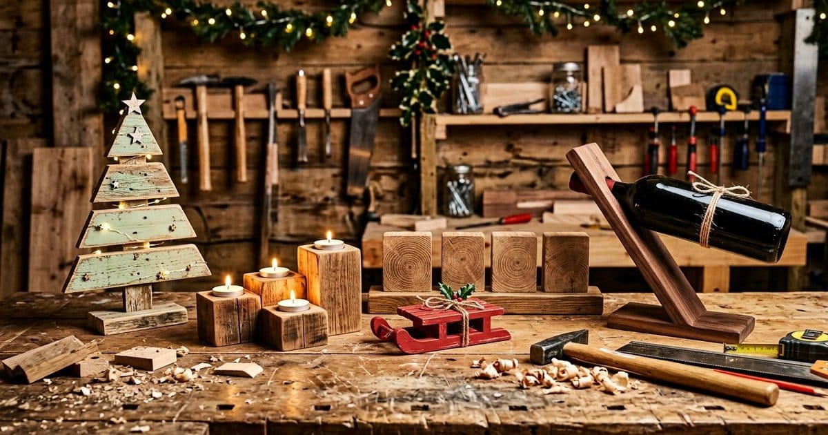 10 Last-Minute Christmas Woodworking Projects You Can Finish This Weekend 1 christmas last minute featured image