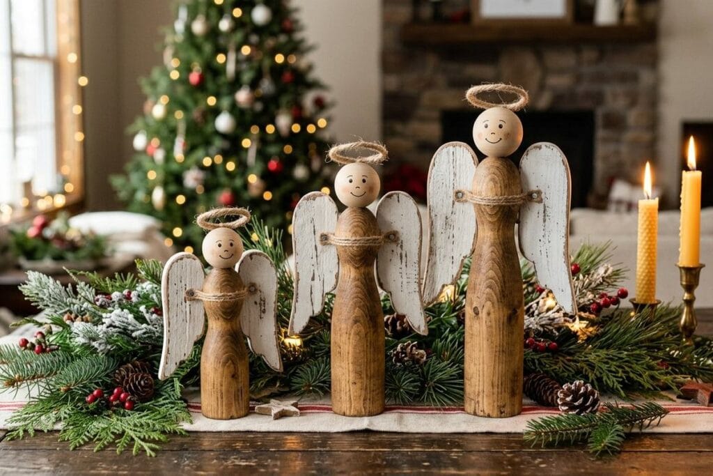 15 DIY Christmas Wood Decor Ideas for a Rustic Holiday Home 12 image
