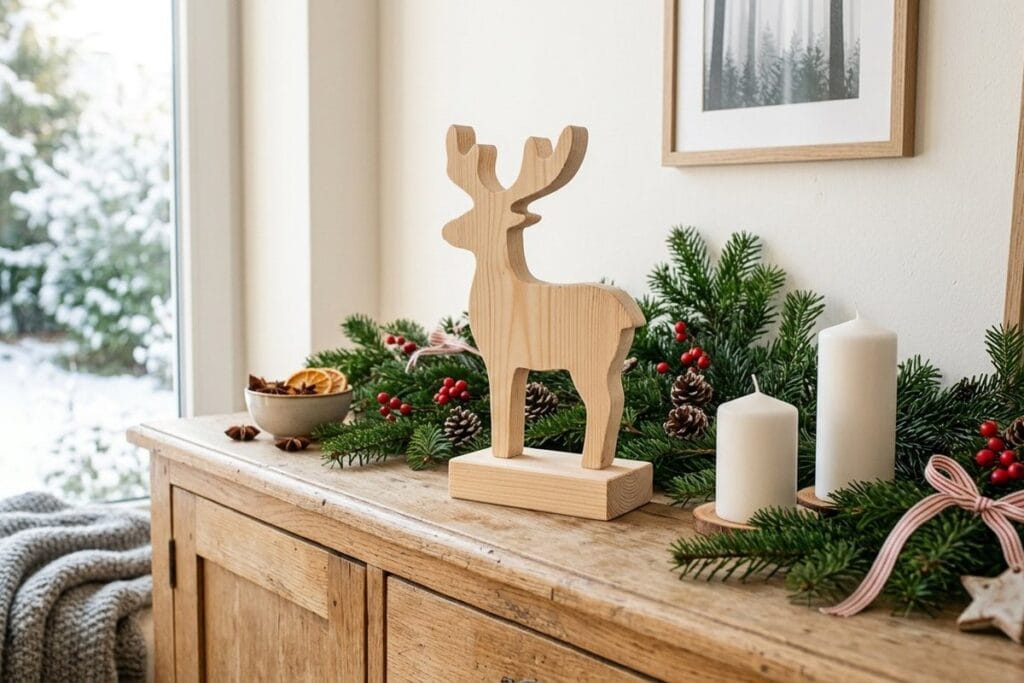 15 DIY Christmas Wood Decor Ideas for a Rustic Holiday Home 14 image