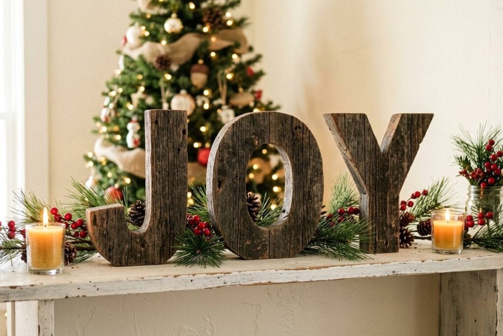 15 DIY Christmas Wood Decor Ideas for a Rustic Holiday Home 7 image